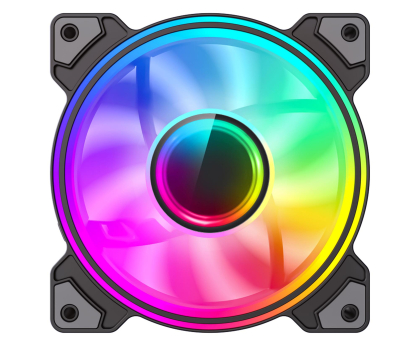 Wentylator do komputera GAMEMAX DUAL RING INFINITY BK ARGB 120mm
